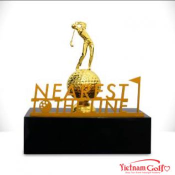Cúp Nearest to the line màu vàng 91V213