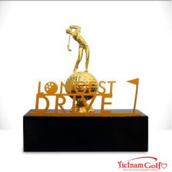 Cúp Longest drive màu vàng 91V215